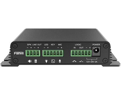Fanvil PA2s Video Intercom & Paging Gateway, Emergency call button interface, active call, NVR video recording, standard RJ45 interface Fanvil PA2s Video Intercom & Paging Gateway, Emergency call button interface, active call, NVR video recording, standard RJ45 interface